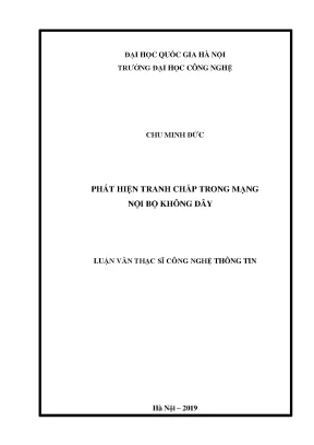 Luận văn thạc sĩ phát hiện tranh chấp trong mạng nội bộ không dây