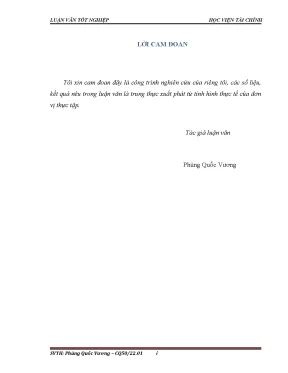 Luận văn tốt nghiệp hoàn thiện quy trình kiểm toán khoản mục chi phí trả trước trong kiểm toán báo cáo tài chính tại công ty tnhh hãng kiểm toán aasc