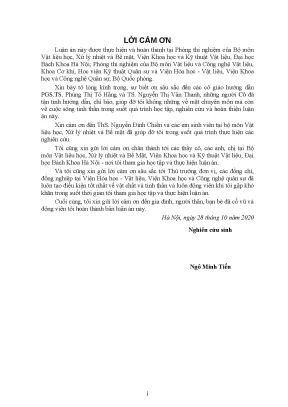 Luận án tiến sĩ nghiên cứu ảnh hưởng của một số chế độ nhiệt luyện nhiều giai đoạn đến tổ chức và tính chất của hợp kim nhôm độ bền cao hệ al zn mg cu được sản xuất trong nước