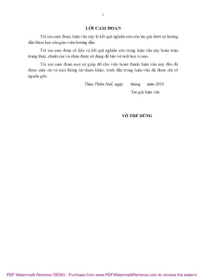 Luận văn thạc sĩ nghiên cứu hoàn thiện cơ chế đặc thù chính sách đất đai để thúc đẩy phát triển du lịch tỉnh khánh hòa giai đoạn 2016 2020