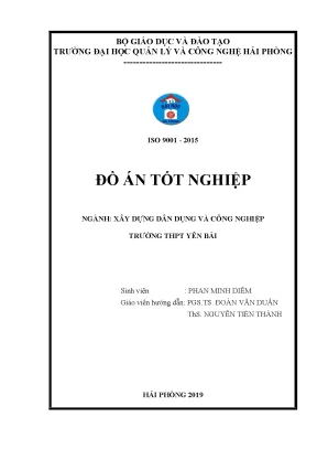 Luận văn tốt nghiệp đồ án tốt nghiệp ngành kiến trúctrường thpt yên bái
