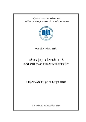 Luận văn thạc sĩ bảo vệ quyền tác giả đối với tác phẩm kiến trúc