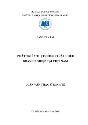 Luận văn thạc sĩ phát triển thị trường trái phiếu doanh nghiệp tại việt nam 001