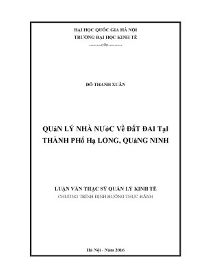 Luận văn thạc sĩ chương trình xây dựng nông thôn mới tại thành phố hà giang 001