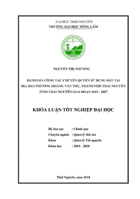 Luận văn tốt nghiệp nghiên cứu ảnh hưởng của tổ hợp phân bón đến sinh trưởng và phát triển của giống quýt ngọt không hạt citrus unshiu marc tại thái nguyên