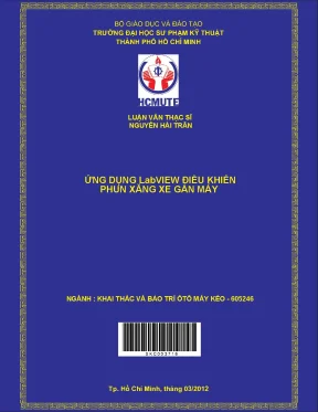 Luận văn thạc sĩ hcmute ứng dụng labview điều khiển phun xăng xe gắn máy