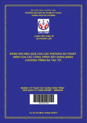 Luận văn thạc sĩ hcmute đánh giá hiệu quả của các phương án thoát hiểm của các công trình xây dựng bằng chương trình xây dựng đa tác tử