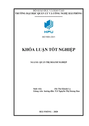 Luận văn tốt nghiệp nghiên cứu chính sách lương bổng đãi ngộ và giải pháp hoàn thiện tại công ty cổ phần sắt tráng men nhôm hải phòng