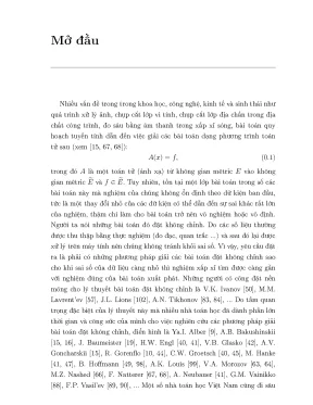 Luận án các phương pháp hiệu chỉnh lặp newton kantorovich và điểm gần kề cho phương trình toán tử không chỉnh phi tuyến đơn điệu