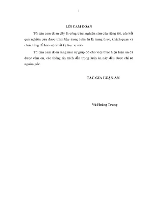 Luận án chọn lọc nâng cao năng suất trứng của vịt triết giang và vịt tc