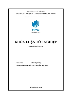 Luận văn tốt nghiệp a study on personal pronouns in english and vietnamese