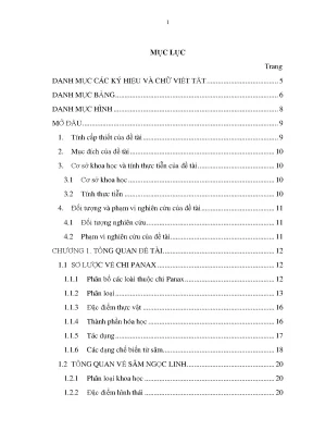 Luận văn thạc sĩ nghiên cứu một số yếu tố ảnh hưởng đến sự phát triển vi củ sâm ngọc linh panaxvietnamensis ha et grushv từ nuôi cấy phôi soma