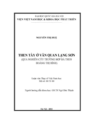Luận văn thạc sĩ thien tay in van quan district langson province case studies mrs hoang thi binh luận văn ths khu vực học 60 31 60