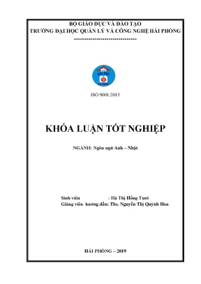 Luận văn tốt nghiệp a study on translation of movie titles from english into vietnamese