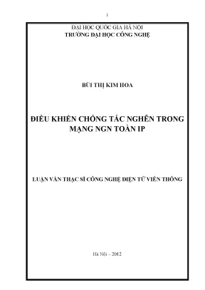 Luận văn thạc sĩ điều khiển chống tắc nghẽn trong mạng ngn toàn ip luận văn ths kỹ thuật điện tử viễn thông 60 52 70