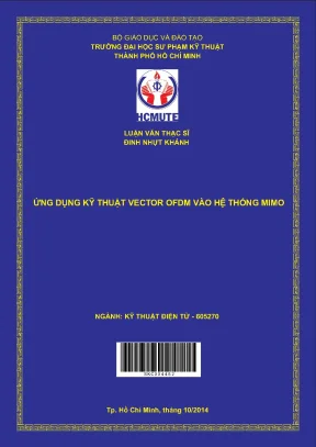 Luận văn thạc sĩ hcmute ứng dụng kỹ thuật vector ofdm vào hệ thống mimo