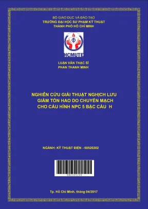Luận văn thạc sĩ hcmute nghiên cứu giải thuật nghịch lưu giảm tổn hao do chuyển mạch cho cấu hình npc 5 bậc cầu h