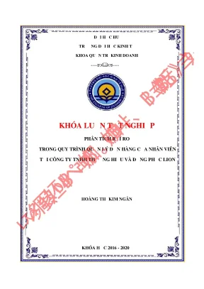 Luận văn tốt nghiệp phân tích rủi ro trong quy trình quản lý đơn hàng của nhân viên tại công ty tnhh thương hiệu và đồng phục lion