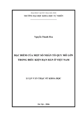 Luận văn thạc sĩ đặc điểm của một số nhân tố quy mô lớn trong điều kiện hạn hán ở việt nam001