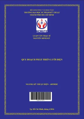 Luận văn thạc sĩ hcmute quy hoạch phát triển lưới điện