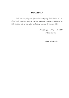 Luận án tiến sĩ nghiên cứu các yếu tố ảnh hưởng đến chất lượng hệ thống thông tin kế toán tại các doanh nghiệp nhỏ và vừa trên địa bàn thành phố hà nội