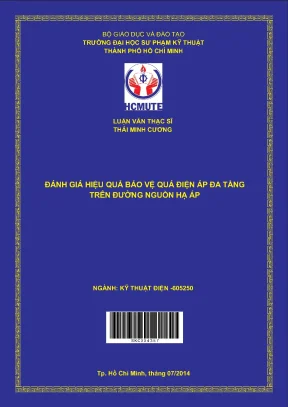 Luận văn thạc sĩ hcmute đánh giá hiệu quả bảo vệ quá điện áp đa tầng trên đường nguồn hạ áp