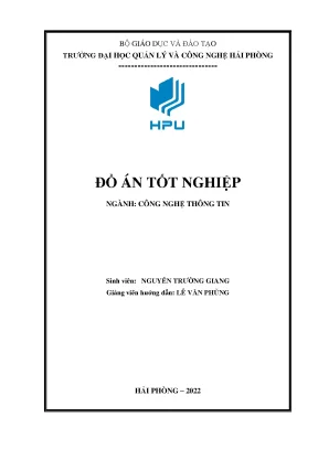 Luận văn tốt nghiệp xây dựng chương trình quản lý bán lẻ cho siêu thị mini huong mart ở hải phòng