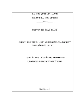 Luận văn thạc sĩ phát triển nguồn nhân lực tại trường đại học công nghiệp hà nội giai đoạn 2014 2020 mc lc