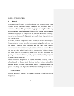 Luận văn tốt nghiệp solutions for improving process of exchange lcl shipment in tico international corporation