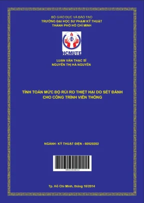 Luận văn thạc sĩ hcmute tính toán mức độ rủi ro thiệt hại do sét đánh cho công trình viễn thông