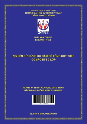 Luận văn thạc sĩ hcmute nghiên cứu ứng xử dầm bê tông cốt thép composite