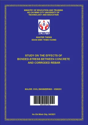 Luận văn thạc sĩ hcmute study on the effects of bonded stress between concrete and corroded rebar