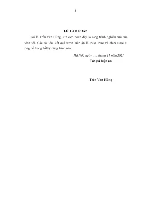 Luận án tiến sĩ nghiên cứu trạng thái ứng suất biến dạng của vỏ trụ composite có cơ tính biến thiên chịu tải trọng cơ nhiệt trên cơ sở lý thuyết biến dạng trượt bậc cao quasi 3d