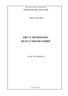 Luận văn thạc sĩ erp và mô hình hóa quản lý doanh nghiệp