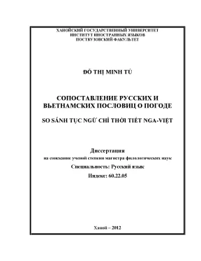 Luận văn thạc sĩ so sánh tục ngữ chỉ thời tiết nga việt диссертация 60 22 05