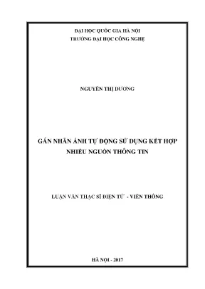 Luận văn thạc sĩ gán nhãn ảnh tự động sử dụng kết hợp nhiều nguồn thông tin