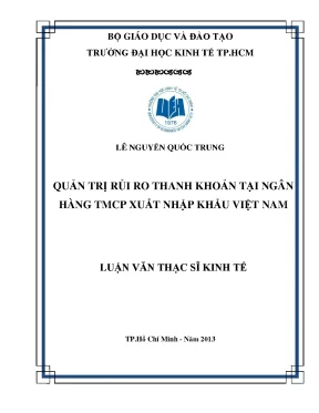 Luận văn thạc sĩ quản trị rủi ro thanh khoản tại ngân hàng tmcp xuất nhập khẩu việt nam