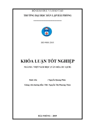 Luận văn tốt nghiệp nghiên cứu điểu kiện phát triển du lịch sinh thái tại vườn quốc gia xuân thủy nam định