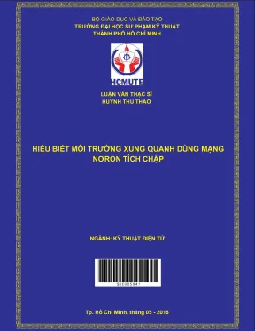 Luận văn thạc sĩ hcmute hiểu biết môi trường xung quanh dùng mạng nơron tích chập