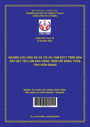 Luận văn thạc sĩ hcmute nghiên cứu ứng xử và tối ưu tấm btct trên nền đất sét yếu làm nền công trình đê nông thôn tỉnh kiên giang