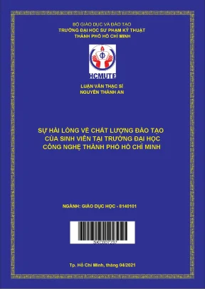 Luận văn thạc sĩ hcmute sự hài lòng về chất lượng đào tạo của sinh viên tại trường đại học công nghệ thành phố hồ chí minh