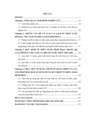 Luận án miễn giảm hình phạt theo pháp luật hình sự việt nam