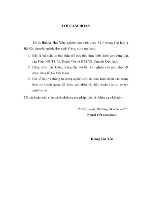 Luận án nghiên cứu giá trị của phương pháp giải trình tự gen thế hệ mới phát hiện lệch bội nhiễm sắc thể thai bằng dna thai tự do trong máu mẹ
