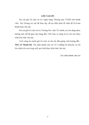 Luận văn tốt nghiệp hoàn thiện hoạt động thanh toán quốc tế theo phương thức tín dụng chứng từ tại ngân hàng oceanbank việt nam