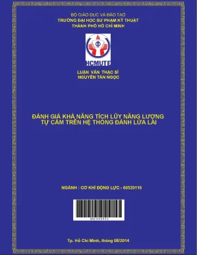 Luận văn thạc sĩ hcmute đánh giá khả năng tích lũy năng lượng tự cảm trên hệ thống đánh lửa lai