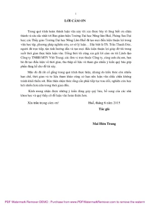 Luận văn thạc sĩ đánh giá công tác quản lý sử dụng đất tại công ty trách nhiệm hữu hạn một thành viên việt trung tỉnh quảng bình
