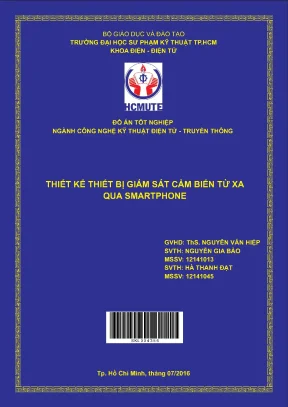 Luận văn thạc sĩ hcmute thiết kế thiết bị giám sát cảm biến từ xa qua smartphone