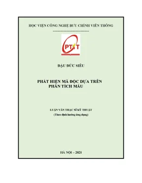 Luận văn thạc sĩ phát hiện mã độc dựa trên phân tích mẫu