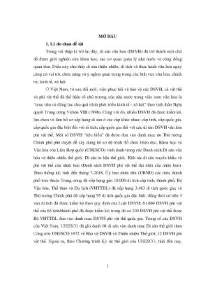 Luận án di sản hóa ở việt nam trường hợp đền hát môn huyện phúc thọ thành phố hà nội