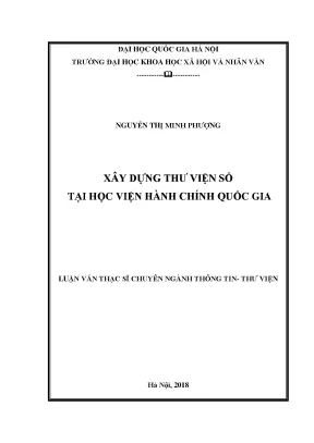 Luận văn thạc sĩ xây dựng thư viện số tại học viện hành chính quốc gia